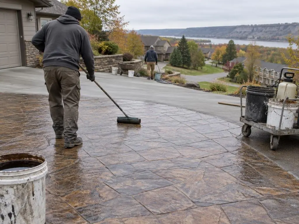 Stamped Concrete in Eden Prairie, MN